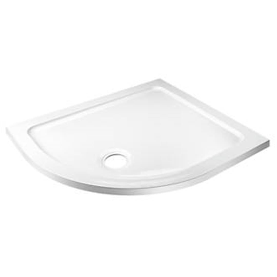 SHOWER TRAY COMPANY OFFSET QUADRANT SHOWER TRAY LH WHITE GLOSS 1000 X