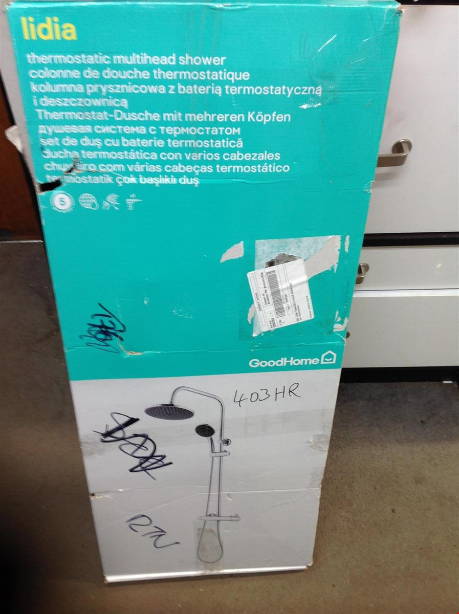 Good Home Lidia Thermostat Temperature Control Shower NickHixon