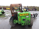 Merlo P27.6 Plus Telly handler fire damaged 2019 unrecorded