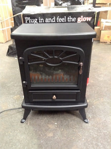 Focal Point Es2000 Steel 1.85kW Electric Stove black  (W)430mm (D)285mm