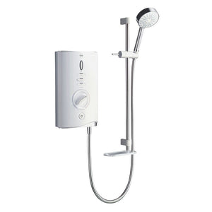 Mira Sport Max with Airboost Manual Electric Shower White/Chrome 10.8kW