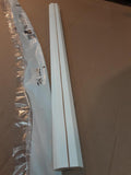 IT Kitchens Gloss White Slab Corner post, (W)37mm (H)720mm X 10