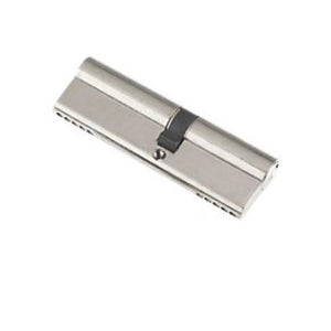 Century 5-Pin Euro Double Cylinder Lock 35-45 (80mm) Nickel.