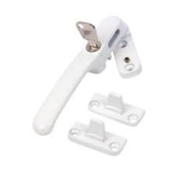 De Luxe Casement Fastener White 2 Pack