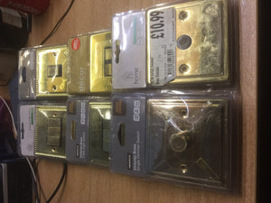 VARIOUS BRASS  SWITCHES