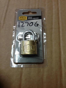 Smith & Locke Brass Padlock 30mm X 2