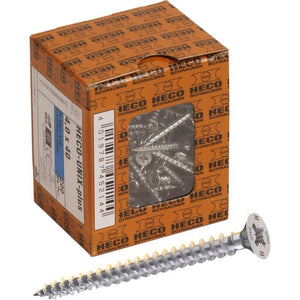 Heco Unix Plus Screws 4 X 25 mm Pack Of 600