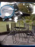 Montego 4 Seat Set garden table & Parasol ex display