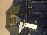 NWT DIESEL Elshar Denim Jean Jacket Mens Size Large Dark Blue