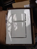 Fluidmaster Flush Plate with Square Buttons White (85705)