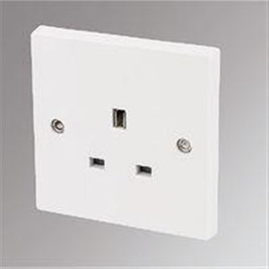 Marbo 13A 1-Gang Unswitched Plug Socket White x 6