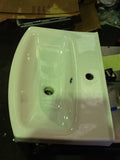 Recess Wash Basin White Sink Ceramic Bathroom(85)