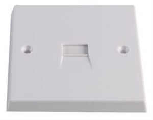 Volex Telephone Slave Socket Moulded White