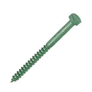 Timber- Tite Exterior Coach Screws Outdoor Green 6 x 75mm 10 Pack