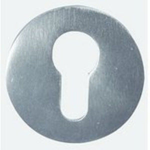 Euro Profile Escutcheon Satin Aluminium 50mm