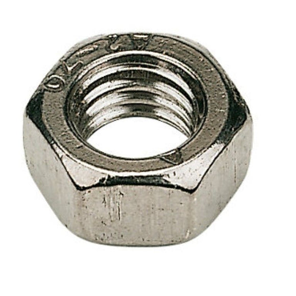 HEX NUTS A2 STAINLESS STEEL M6 100 PACK