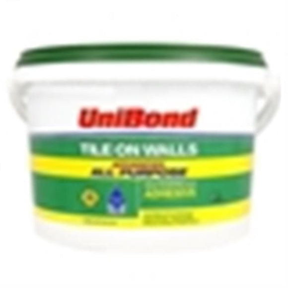 Unibond Waterproof Wall Tile Adhesive White 5Ltr