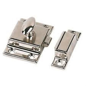 CUPBOARD CATCH 54 X 54 MM ZINC PLATED X 2