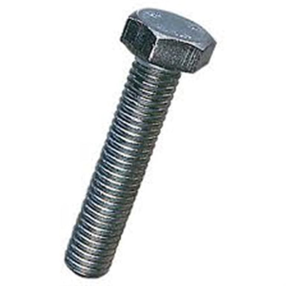 100 x M8 x 35 Full Thread Bolt Set Screw Zinc Plate Hex Head Setscrew Bolt BZP