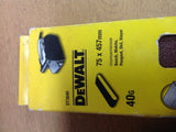 Dewalt Sanding Belts, 75 x 457mm, Grit Size 40, Pack QTY 3