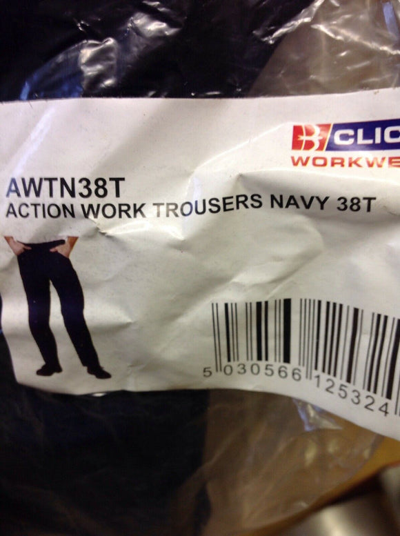 Click Workwear Navy 38w