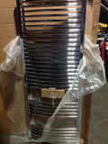 BLYSS CURVED TOWEL RADIATOR 1600 X 600MM CHROME (3962V) (FP438)