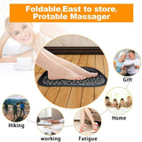 Electric Foot Massagers EMS Foot Massager Folding Portable Electric Massage Mat