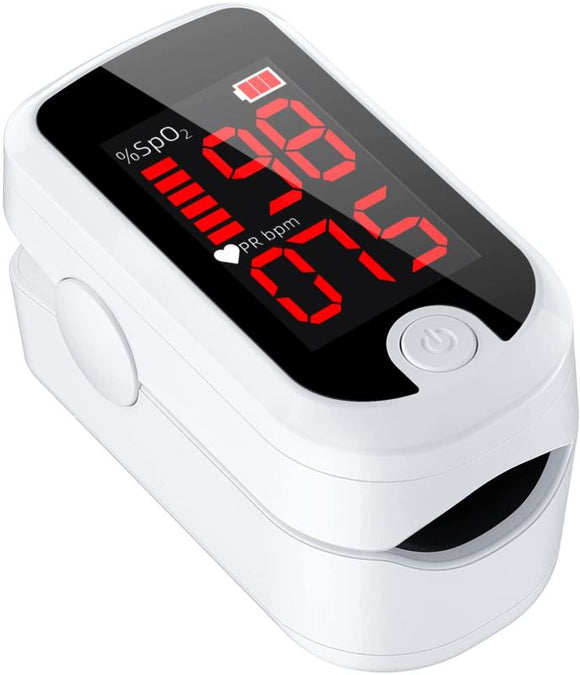 Pulse Oximeter Fingertip Blood Oxygen Saturation Monitor with Pulse Rate