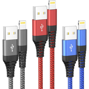 iPhone Charger Cable Lightning Cable 3Pack 10FT 3M iPhone Charger Braided Long