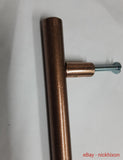 Copper Speckled matt Straight T-Bar kitchen cupboard  HANDLE Pack of 10 252mm