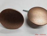 COPPER MATT ROUND CABINET KNOB, PACK OF 4