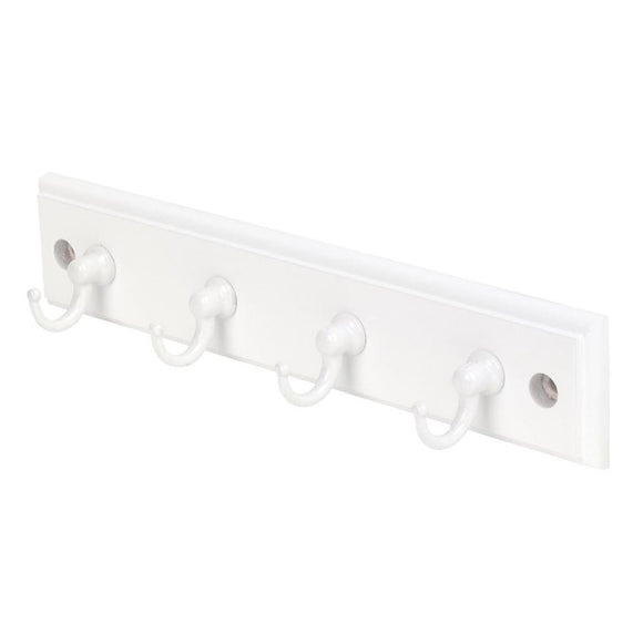 Smith & Locke Hook Rail White on White 220 x 44mm