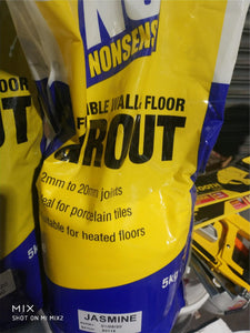 JASMIN NO NONSENSE NO MOULD FLEXIBLE WALL AND FLOOR GROUT 5KG