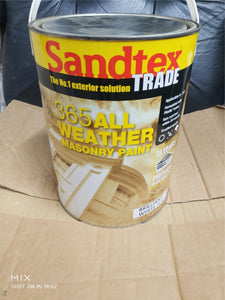 365 All Weather Masonry Brilliant White 5L Paint