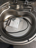 Dometic-Smev SNG 420 (Smev 7306) Round Sink NO TAP OR TAP HOLE FAST POST