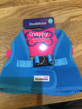 Doodlebone Snappy Soft Mesh Dog Harness - Medium Blue New - Free P+P