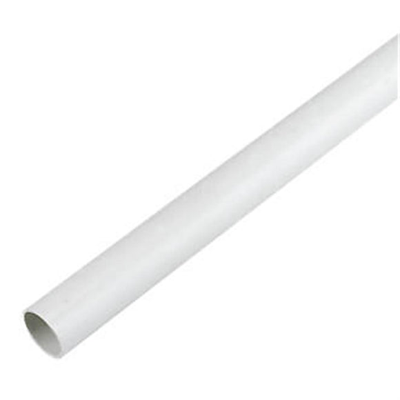 FLOPLAST OVERFLOW WASTE PIPE WHITE 21.5MM X 3M