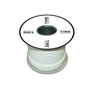 TIME ROUND FLEXIBLE CABLE 2182Y 2-CORE 0.75MM² X 50M WHITE