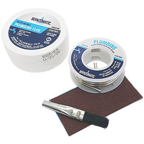 BERNZOMATIC WIRE SOLDER & SOLUBLE FLUX