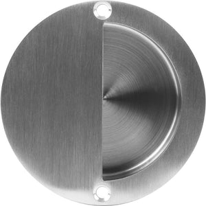 STAINLESS STEEL CIRCULAR FLUSH PULL HANDLE 90CMS