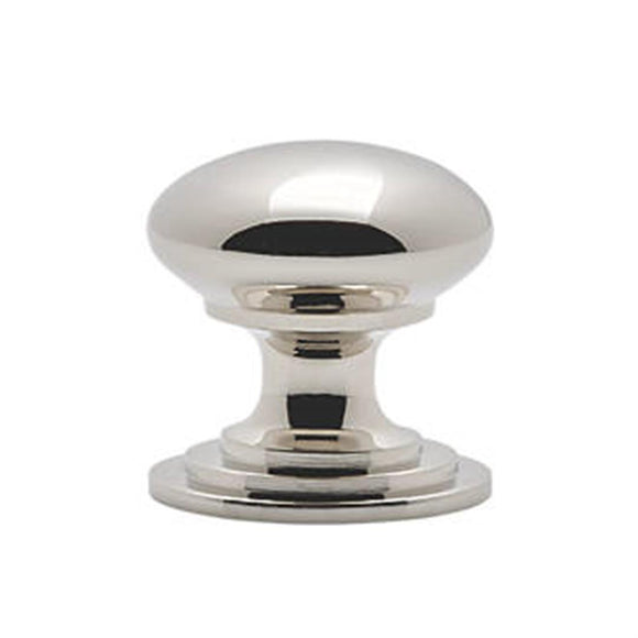 Fingertip Design Victorian Cupboard Knob Polished Chrome 50mm