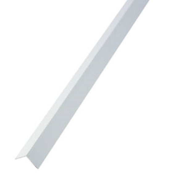 ALFER WHITE PVC EQUAL-SIDED ANGLE 20 X 20 X 2500MM 3 PACK