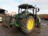 John Deere 6155R Tractor 2017 fire damaged