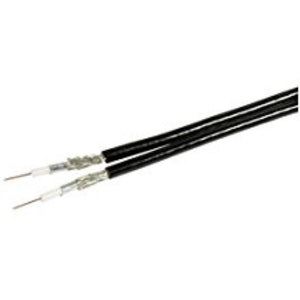 NEXANS R G 6 X 2 Black Shotgun Coaxial Cable Sky+ 25m