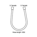 Ideal Standard Idealflex doucheslang kunststof 125cm chroom A3306AA 401541383823