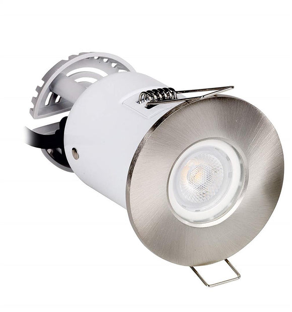 Aurora Fire Rated Fixed LED Downlight IP65 POLISHED CHROME  4.9W