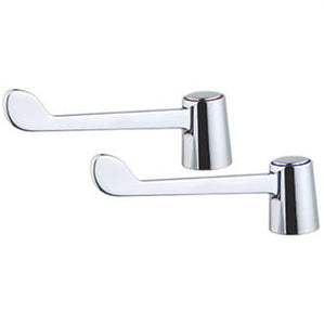 EXTRA LONG LEAVER CHROME REPLACEMENT TAP HANDLES