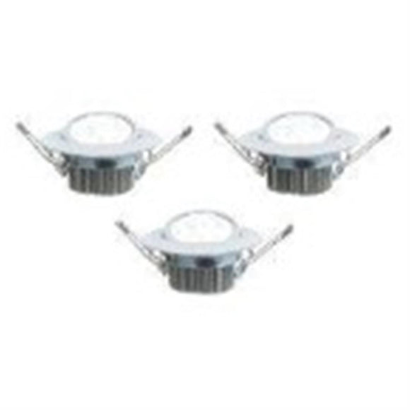 LAP Adjustable  TILT Downlight Integrated LED 450Lm Chrome 4.5W 240V Pack of 3