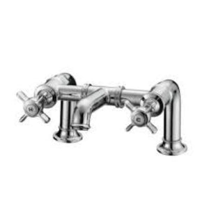 Fosse & Stratton Greenwich Bath Filler Bathroom Taps Pair