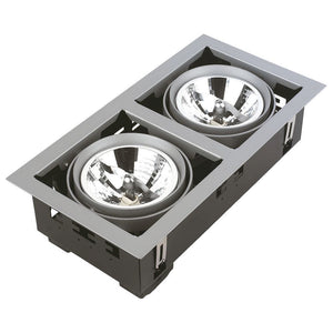 Halolite Double Halogen Recessed Multiple Adjustable W